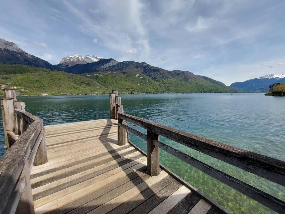 Charmant Et Spacieux Appartement A Quelques Pas Du Lac Duingt Eksteriør billede